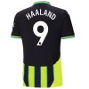 Maillot de Supporter Manchester City Haaland 9 Extérieur 2024-25 Pour Enfant